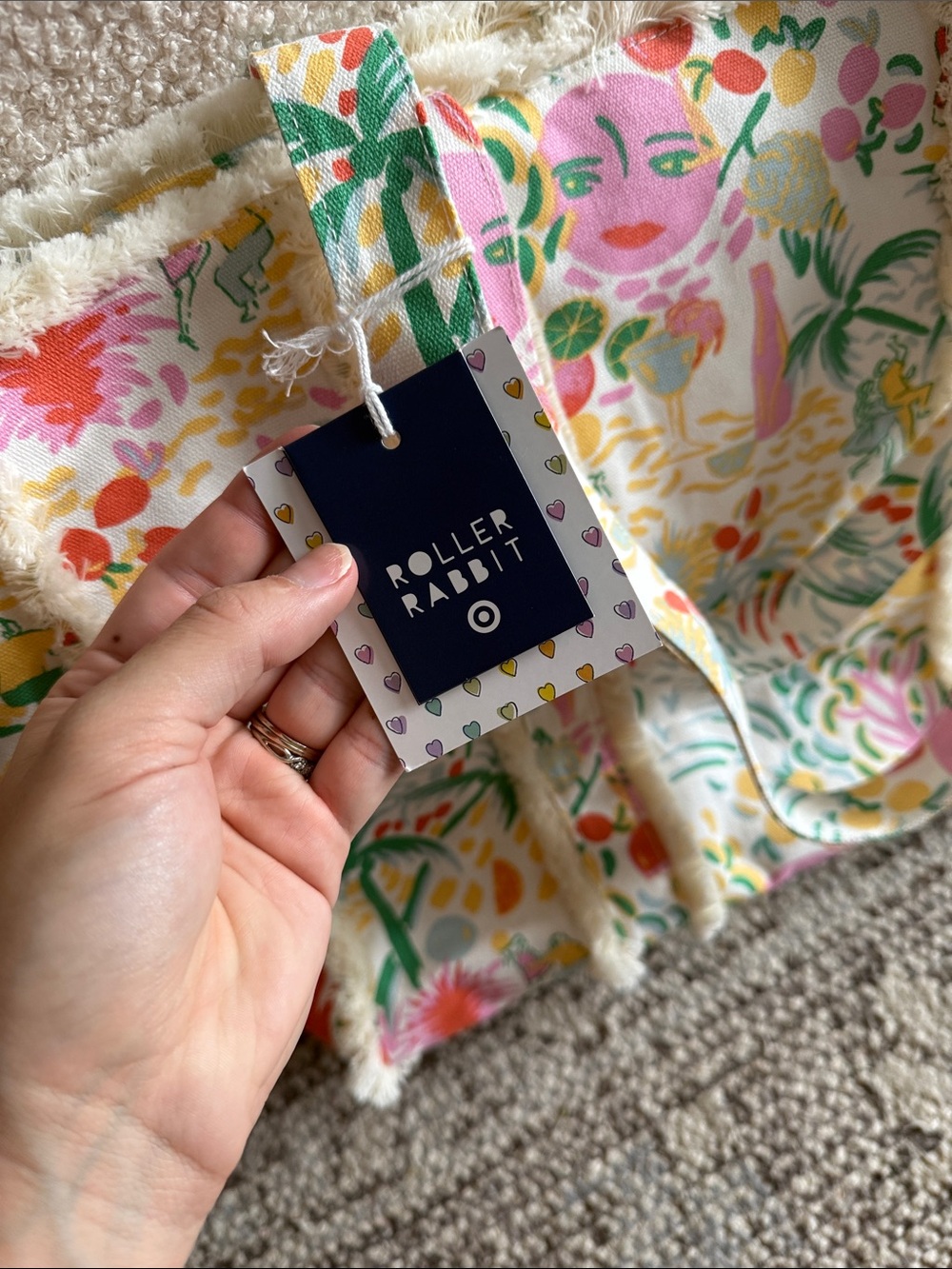 Roller Rabbit x Target Beach Tote - Picture 3 of 5